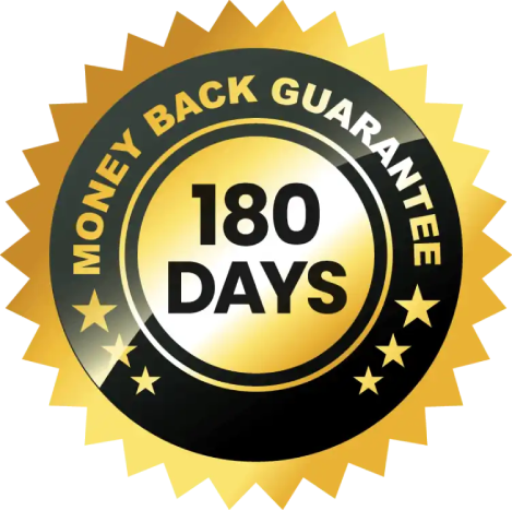 TitanFlow 180 day money back guarantee for customer satisfaction and risk free purchase